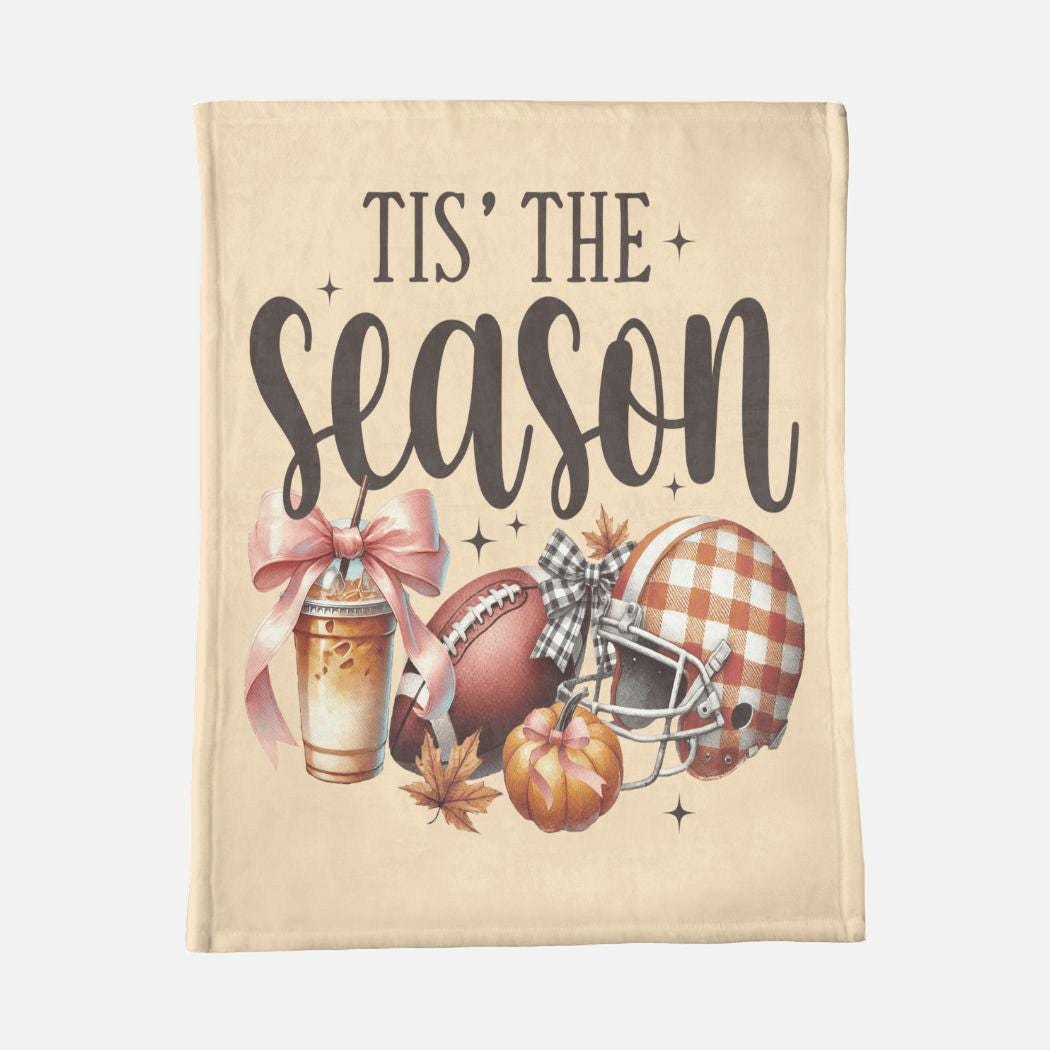 Tis The Season Minky Blanket - 30 x 40 Great Gift