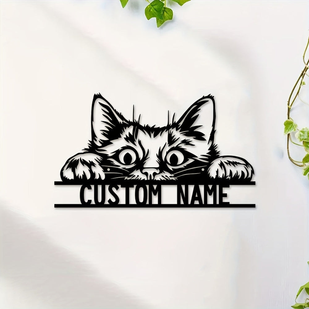 Custom Cat Metal Wall Art