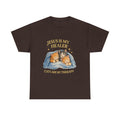 T-Shirt Gatto Cristiano — Gesù è il mio Guaritore, i Gatti sono la mia Terapia Maglietta Carina per la Fede e gli Animali Domestici