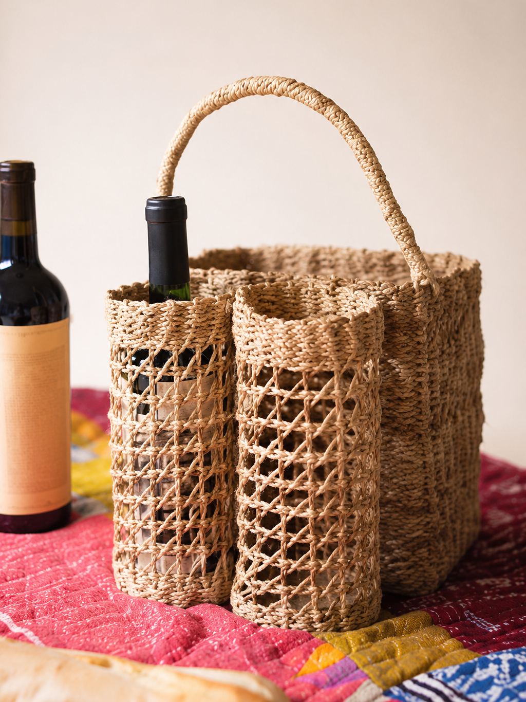 Seagrass Wine and Storage Basket
