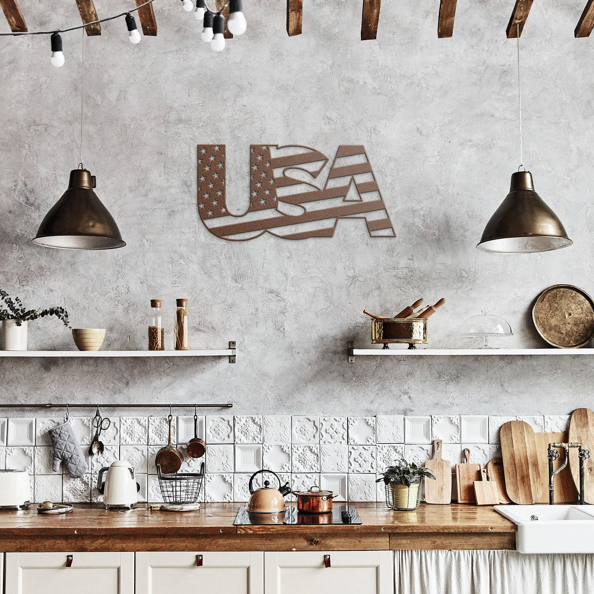 USA Metal Decor