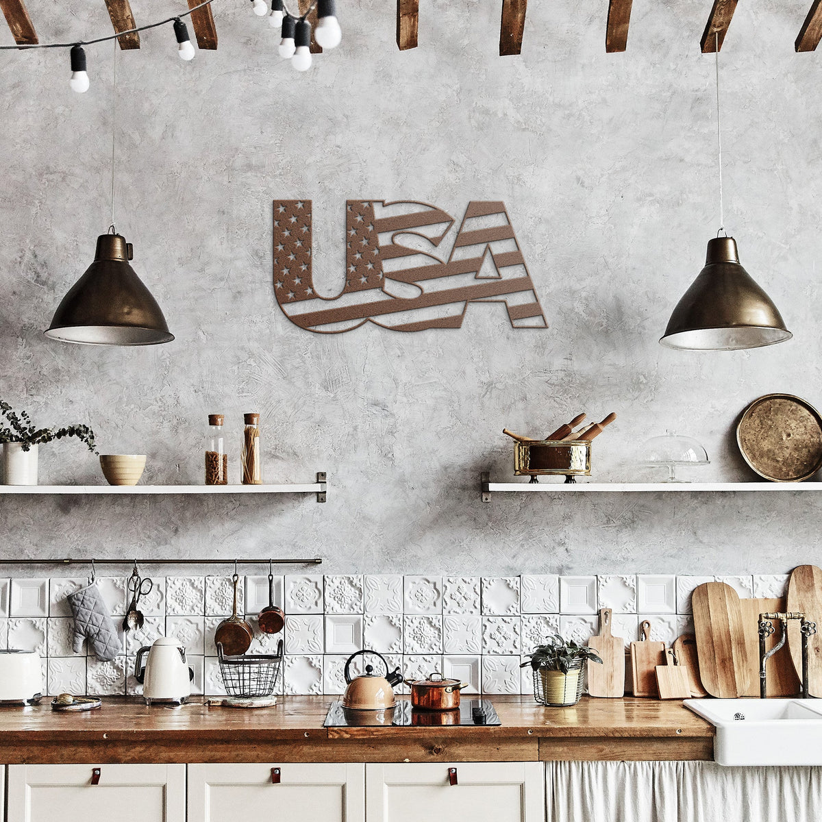 USA Metal Decor
