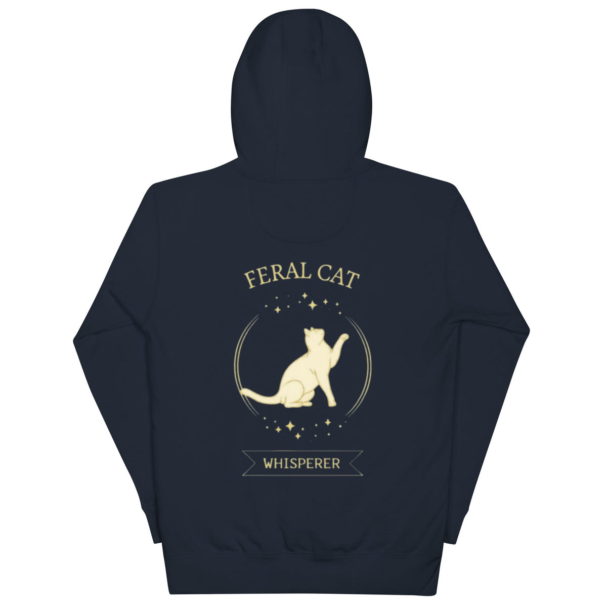 Felpa con Cappuccio Unisex Feral Cat Whisperer