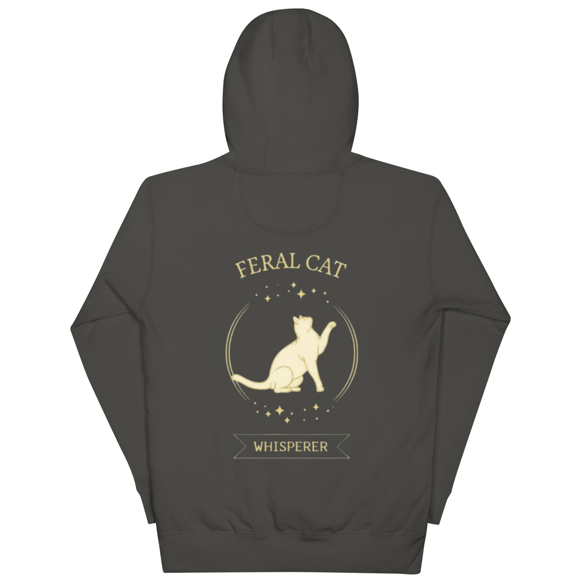 Felpa con Cappuccio Unisex Feral Cat Whisperer
