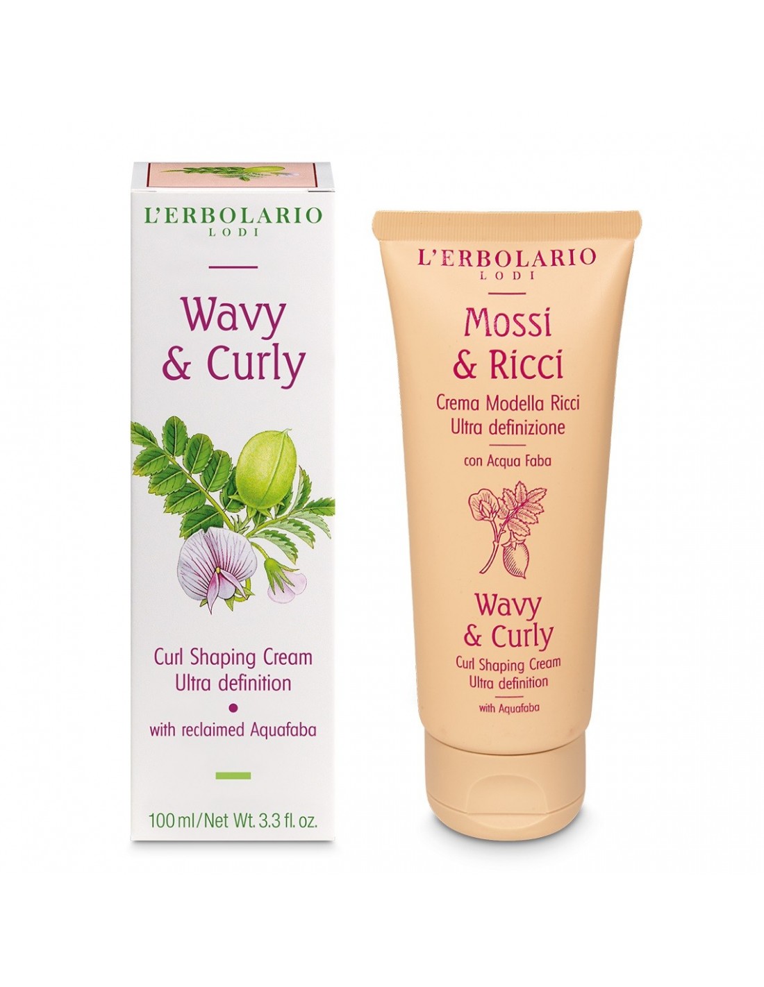 Crema modellante per capelli ricci e mossi