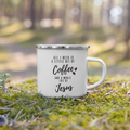 Tazza smaltata Caffè e Gesù