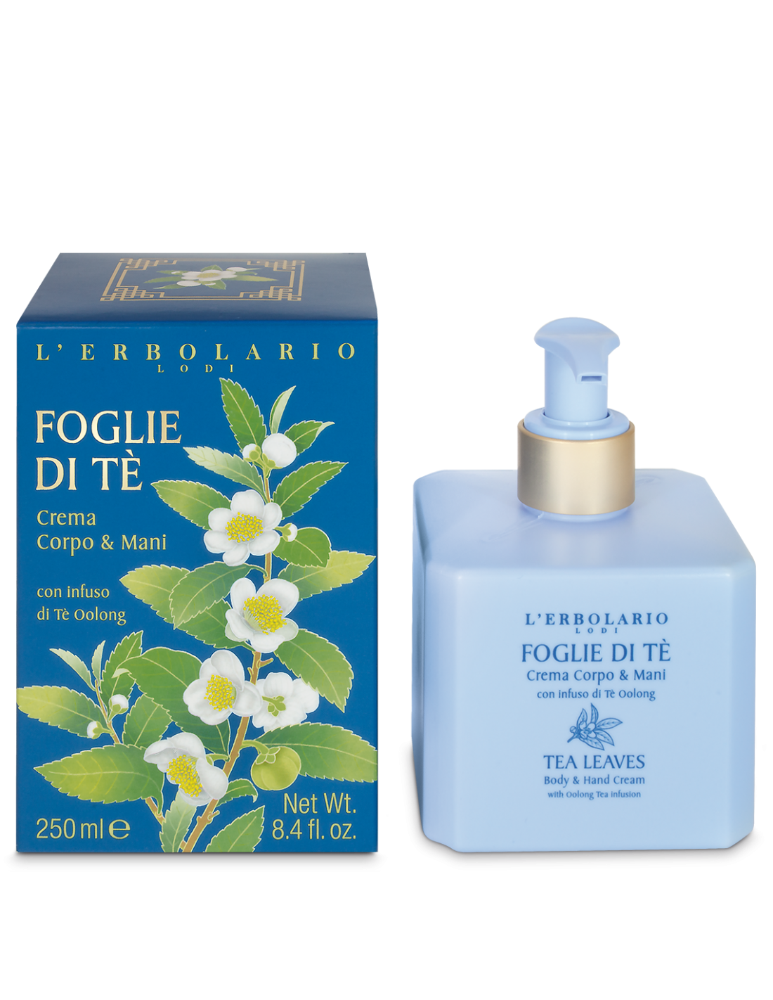 Foglie di Tè Crema corpo & mani - Feuilles de Thé