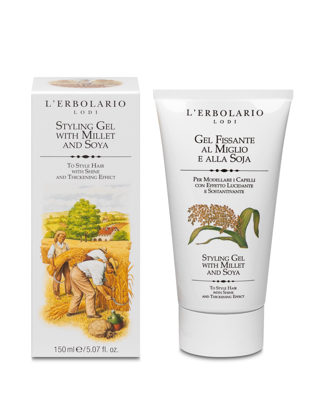 Gel fissante al miglio e soia
