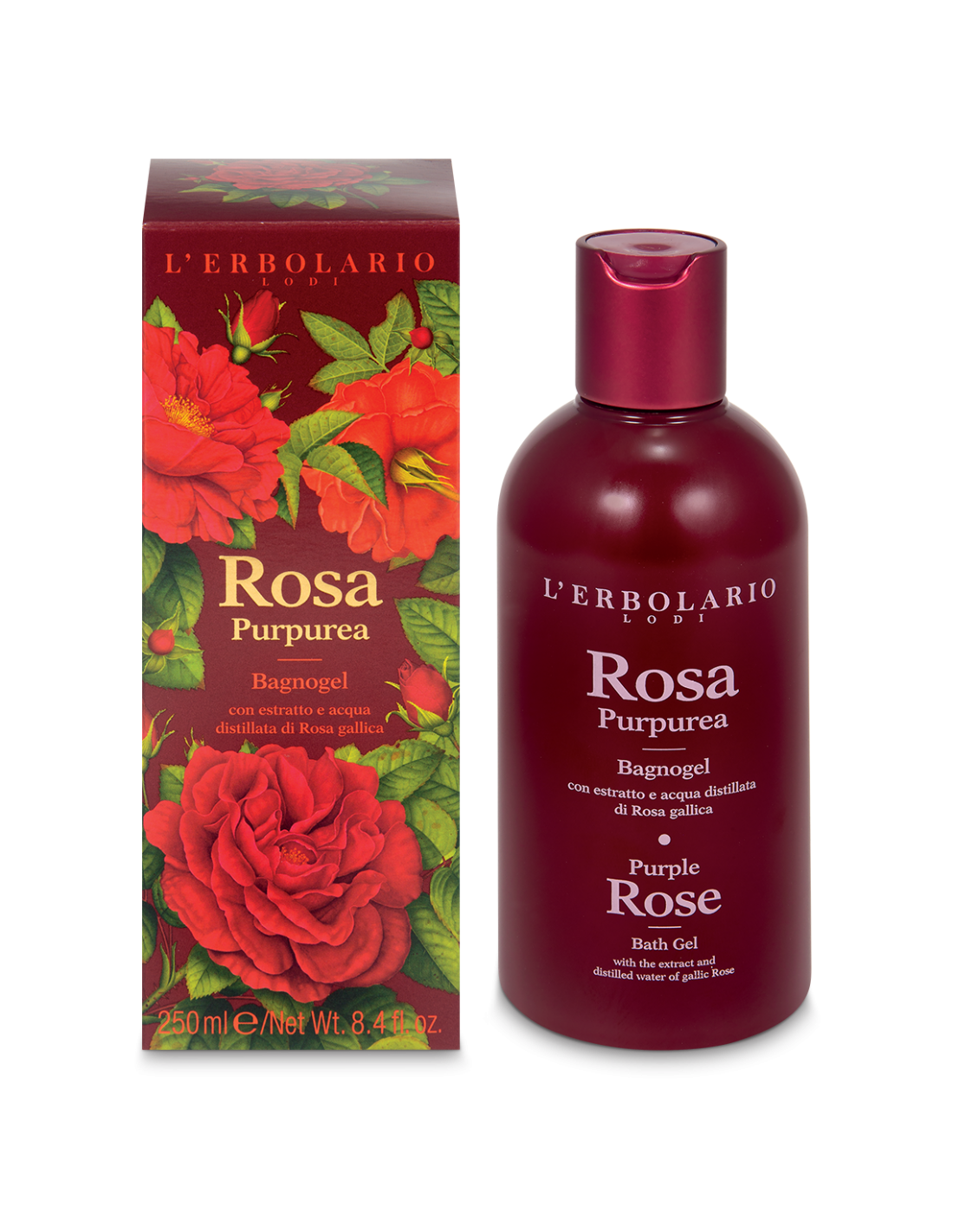 Gel doccia Rosa Purpurea - Rosa porpora