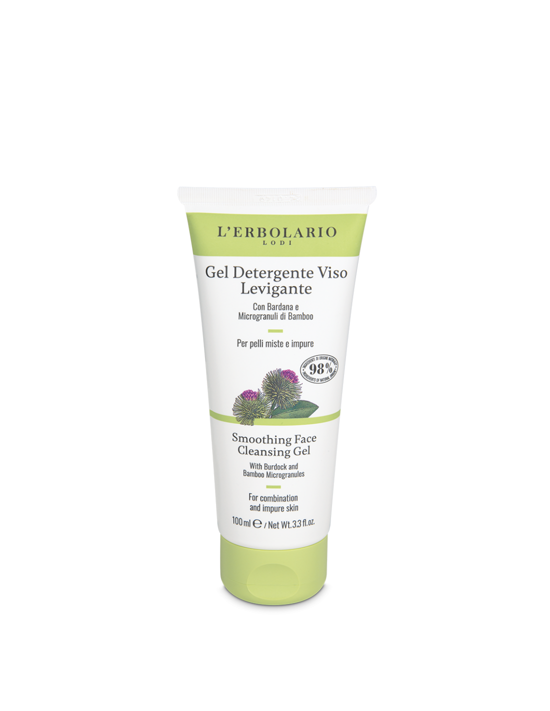 Gel detergente viso levigante - pelle con imperfezioni