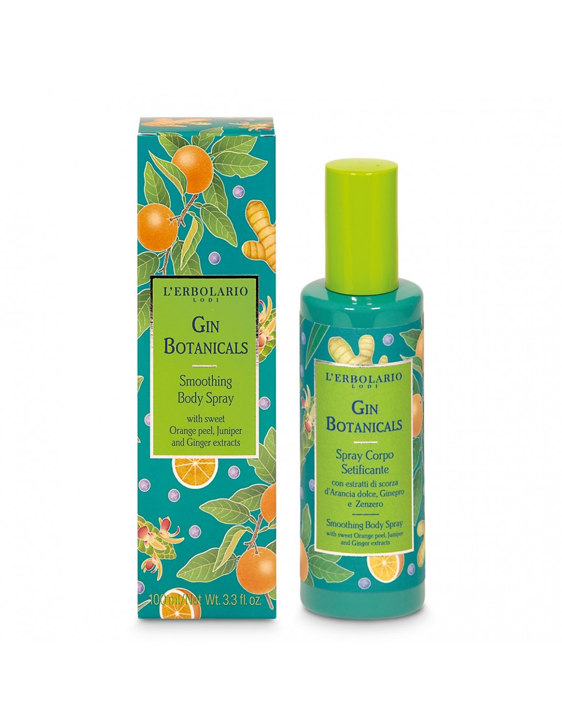 Spray corpo ai botanici del gin