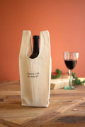 Set da 6 sacchetti per vino con frasi stravaganti