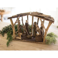 Natività in legno galleggiante