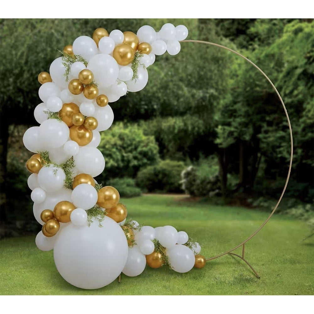 Arco nuziale decorativo dorato: set di sei pezzi da 2,3 m