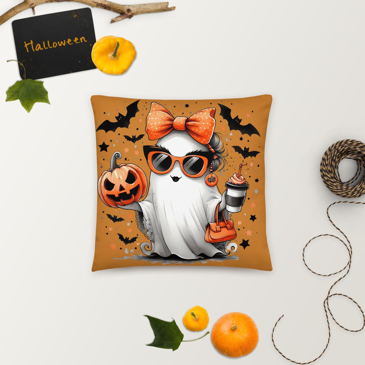 Cuscino fantasma "boo"-tifulmente adorabile
