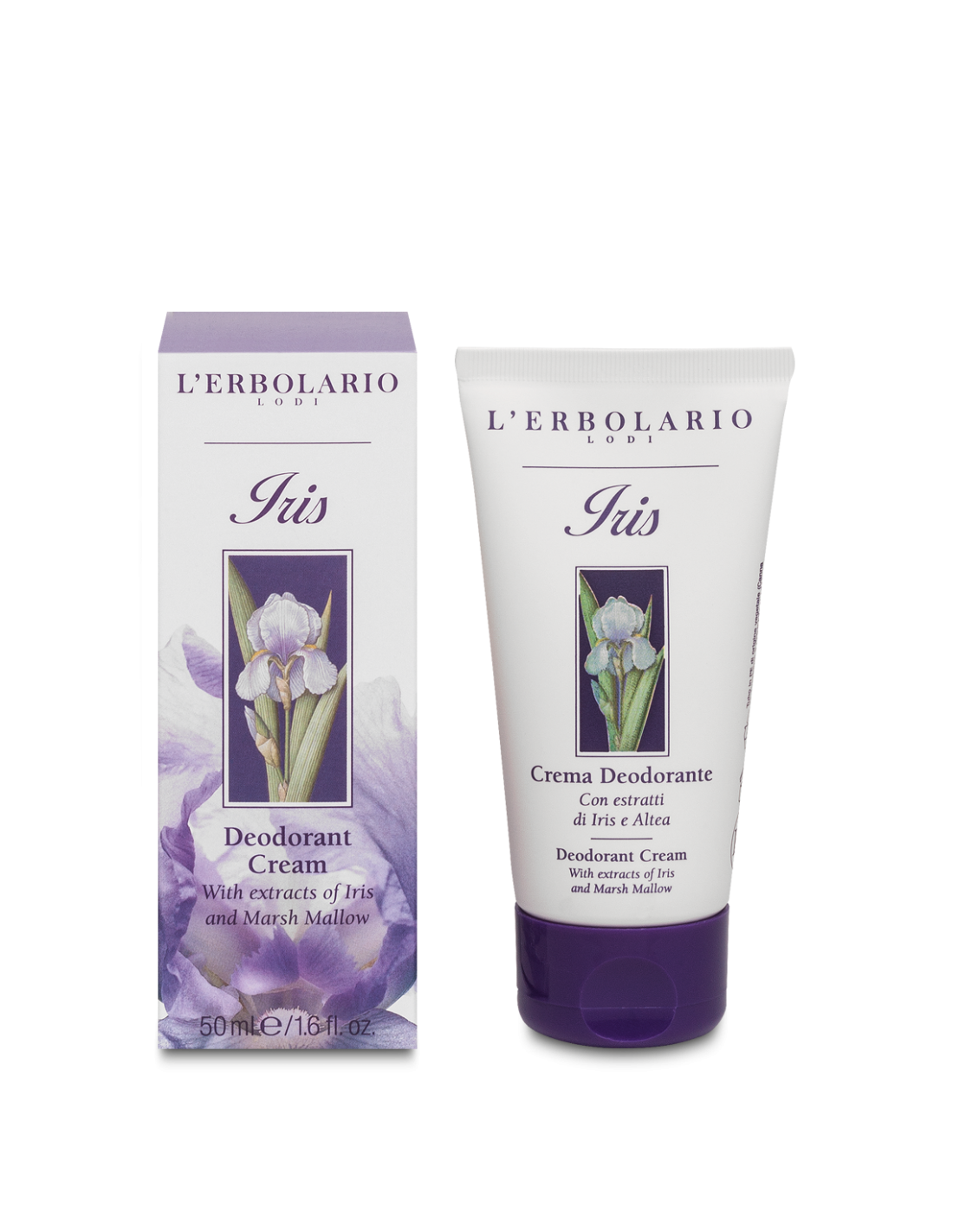 Deodorante in crema all'iris