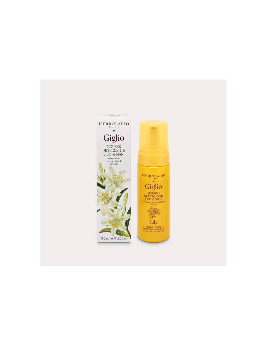 Lily Mousse Detergente Viso & Mani - Giglio