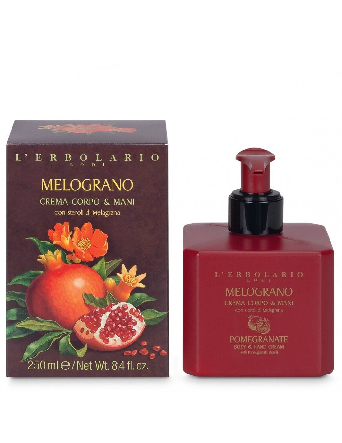 Crema corpo e mani al melograno