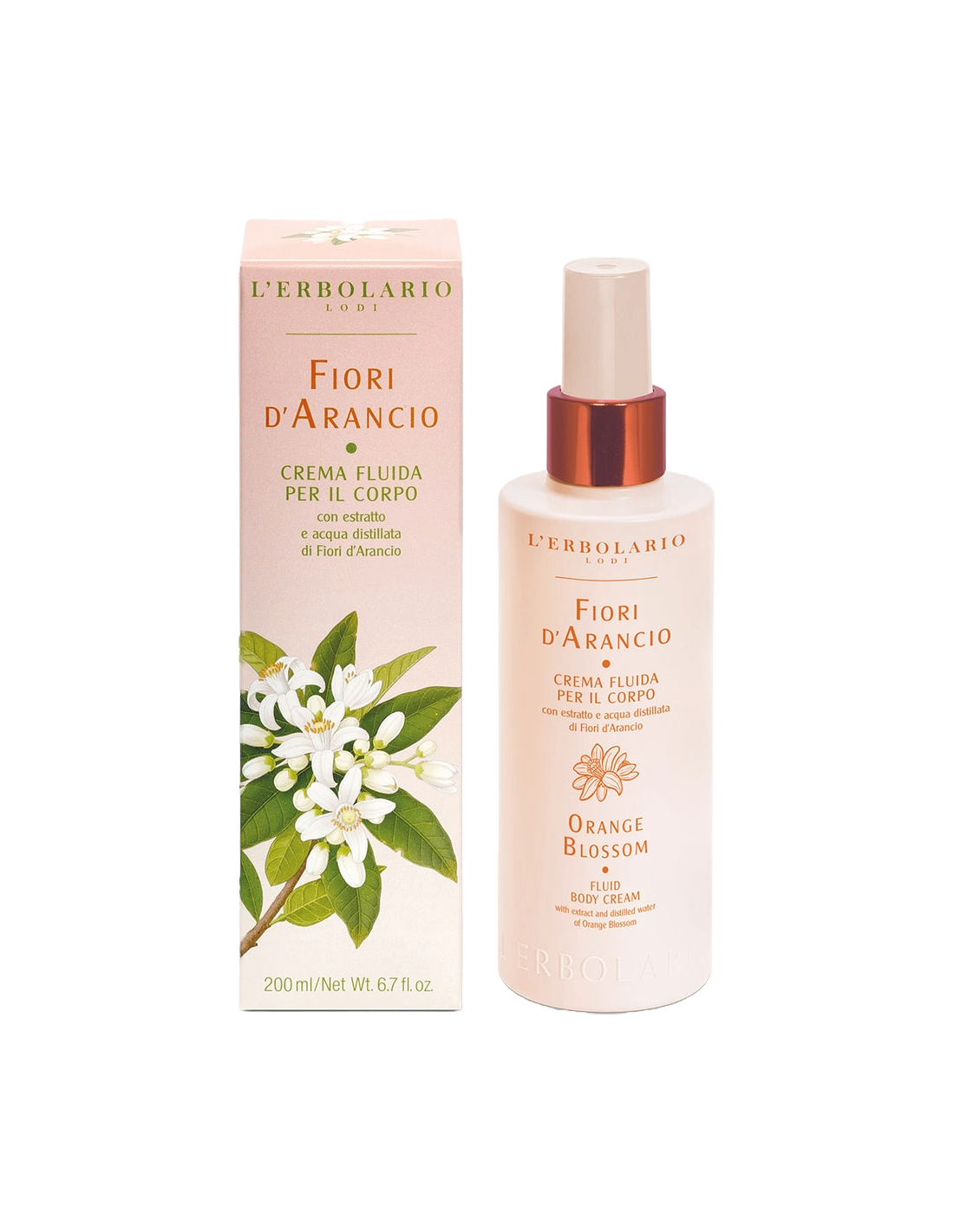 Crema corpo ai fiori d'arancio