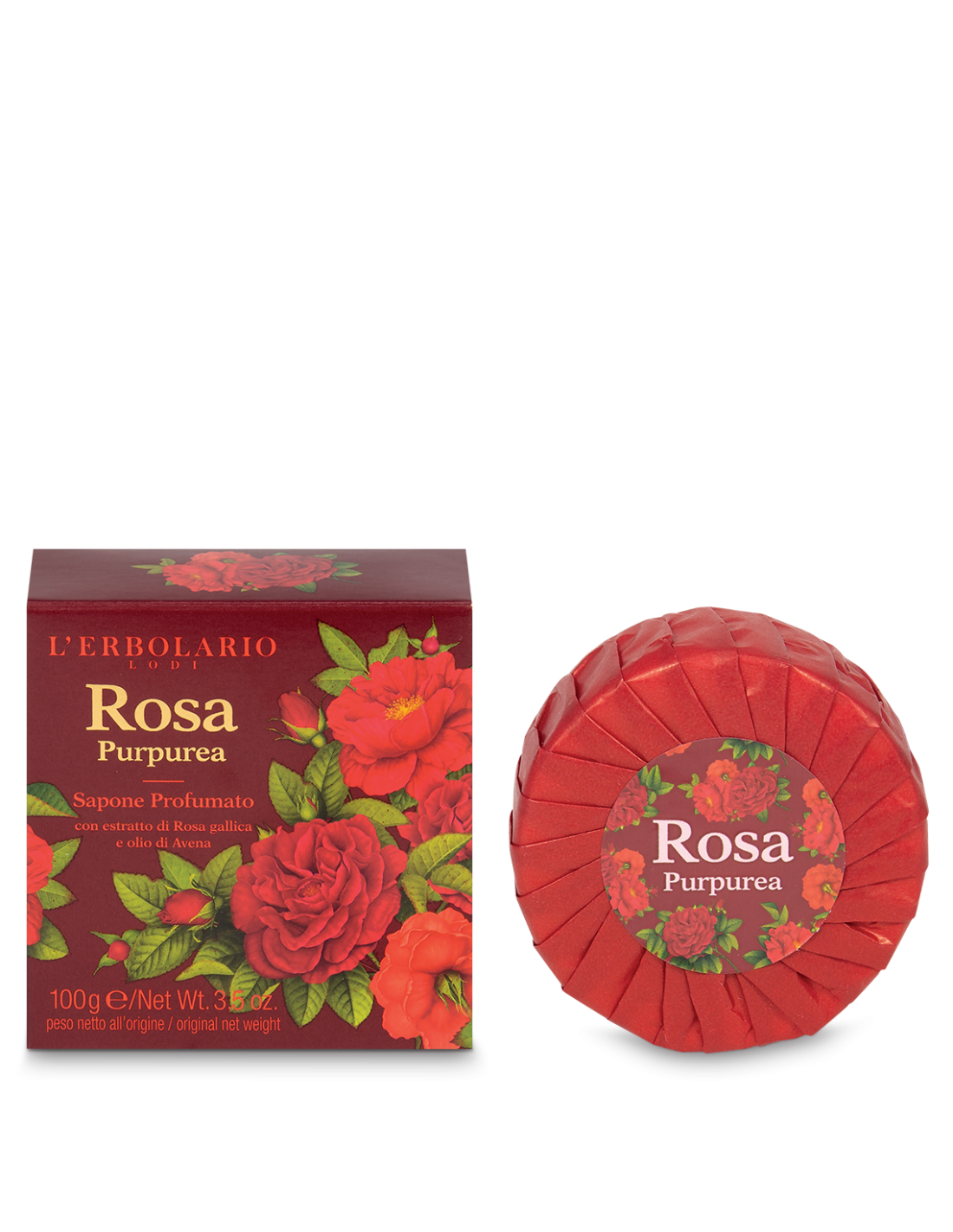 Rosa Purpurea Sapone profumato - Rosa Porpora