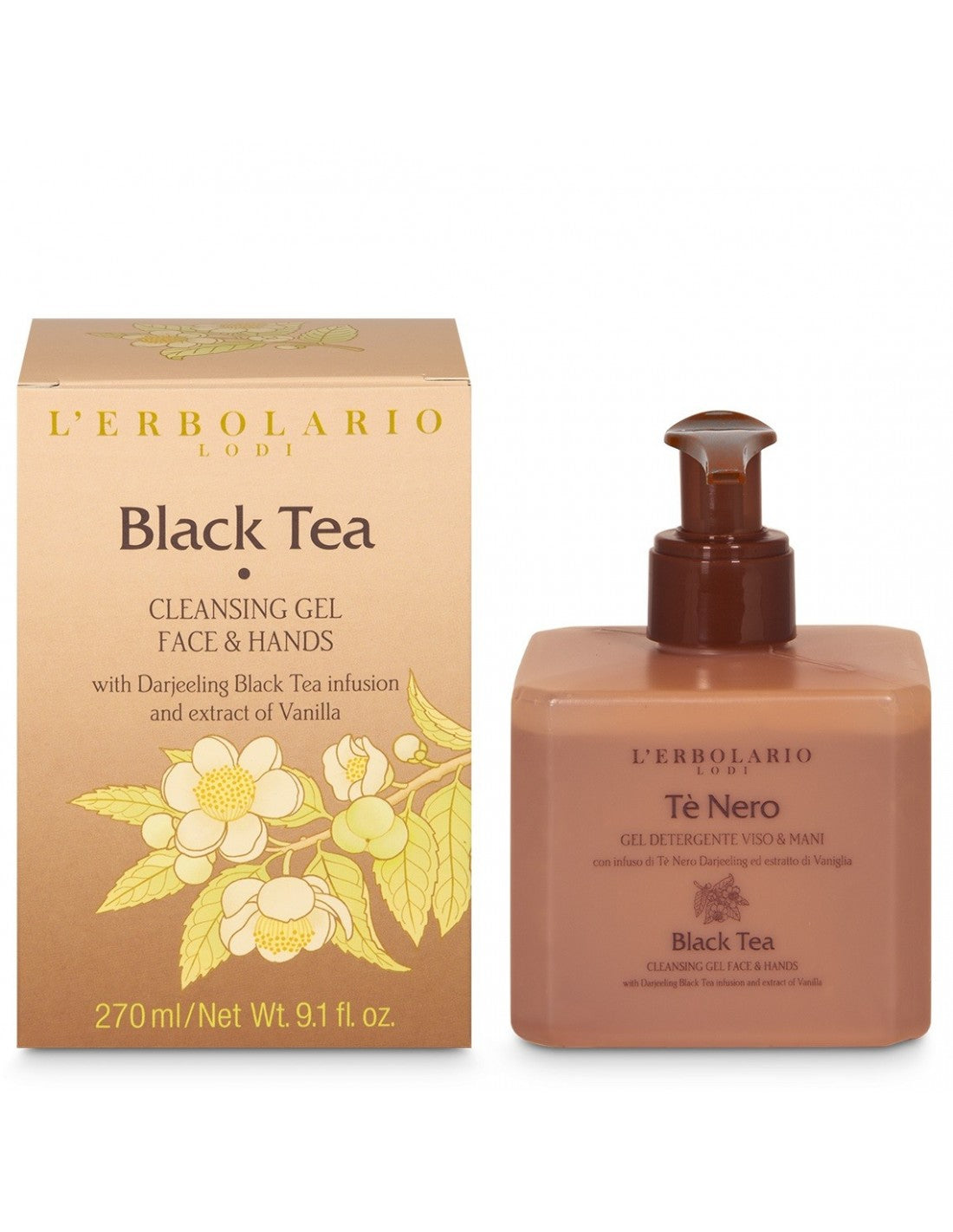 Tè Nero Detergente viso e mani - Tè Nero