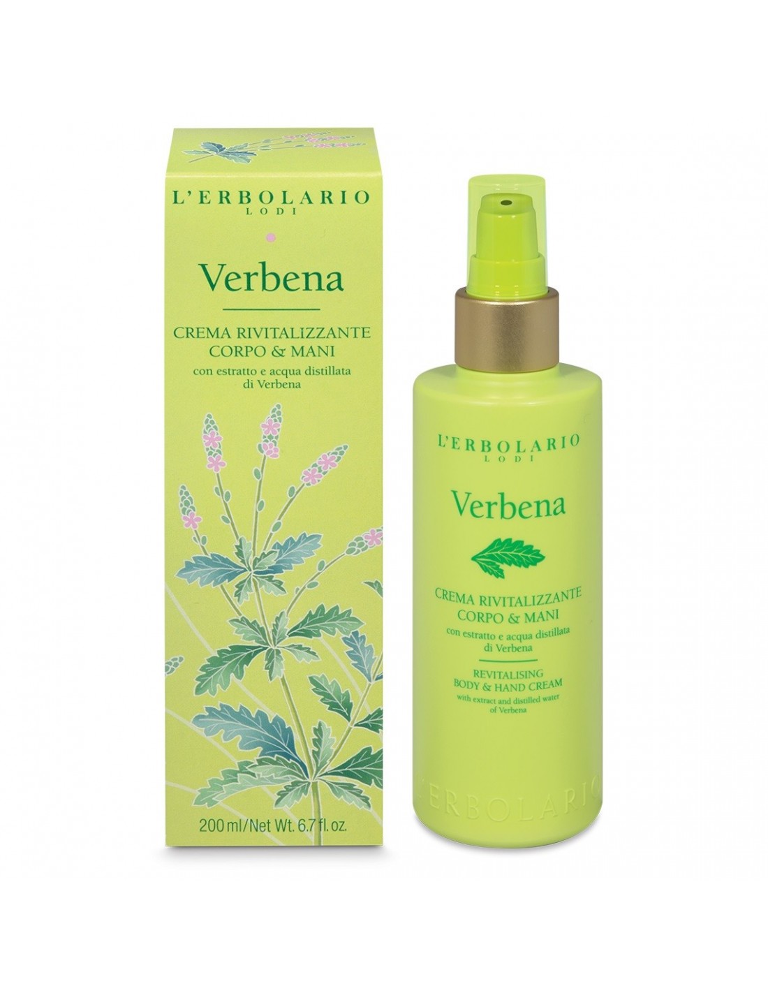 Crema rivitalizzante corpo & mani Verbena - Verbena limone